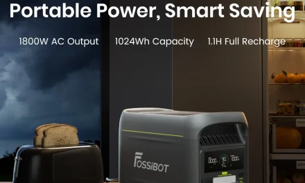 FOSSiBOT F1800 power station Megbízható energiaforrás a tesztvaros mindennapjaiban