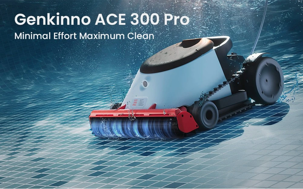 5 ok amiért a Genkinno ACE 300 Pro robotporszívó a medencéd kedvence lesz