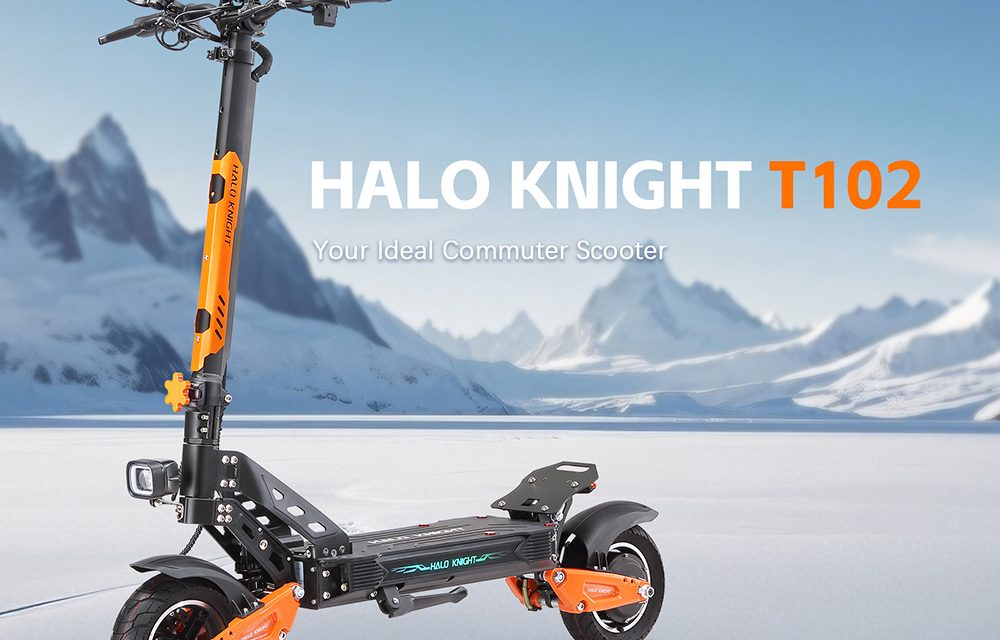 Halo Knight T102 elektromos roller 1200W 52V/21Ah 50km/h – A városi közlekedés új szintje