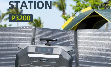 IEETek P3200 3200W os hordozható erőmű LiFePO4 akkuval