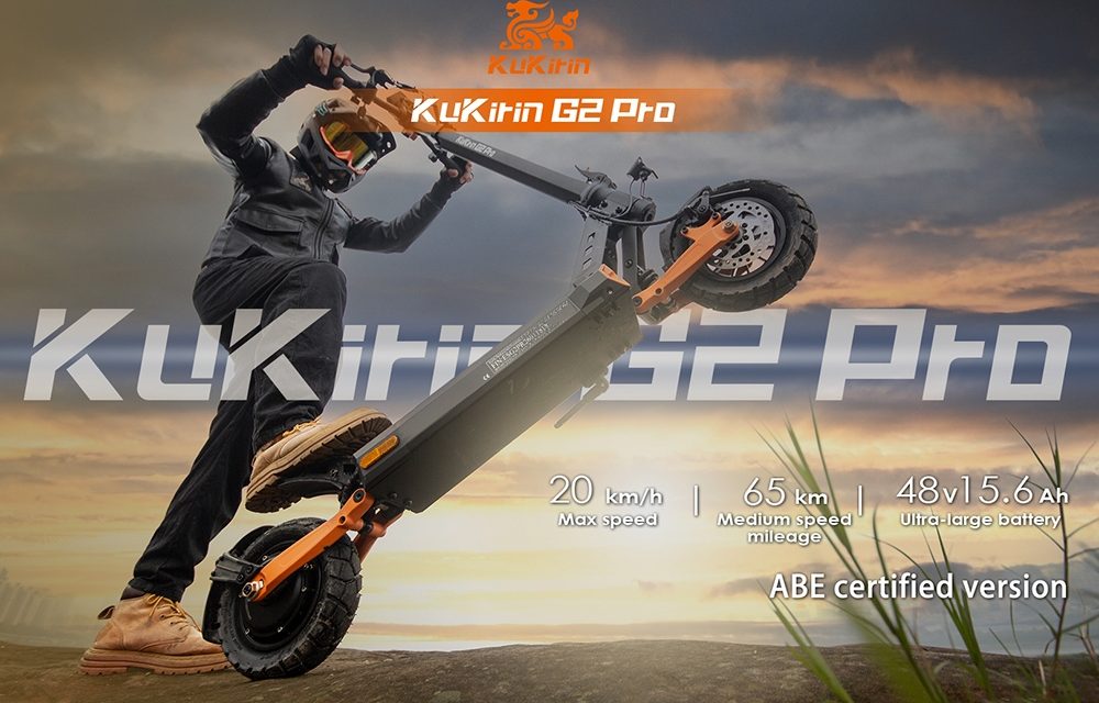 KuKirin G2 Pro ABE elektromos roller 200 kg os teherbírás a városi kalandokhoz