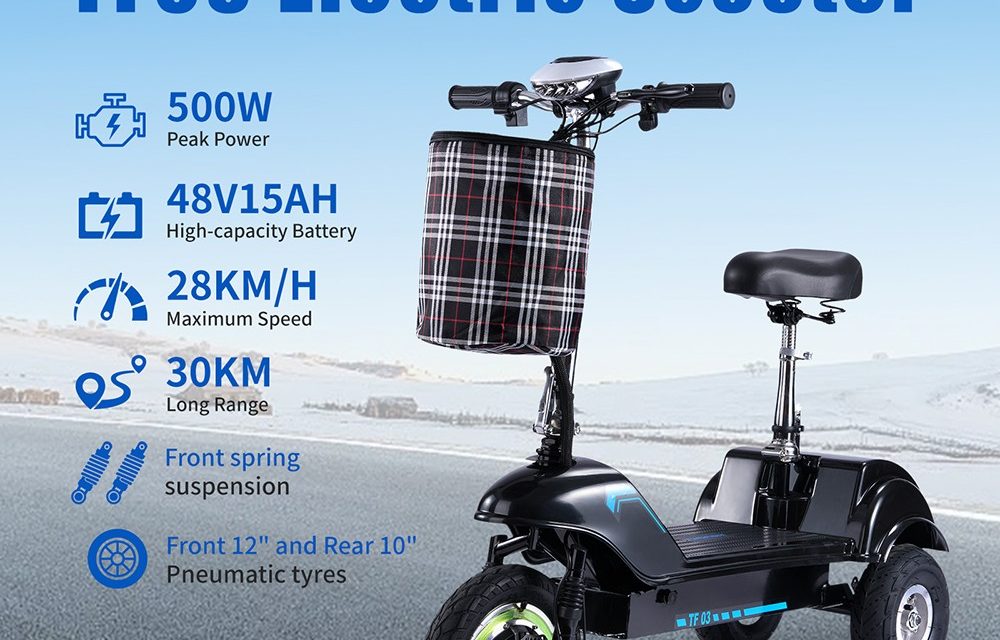 TWOFISH TF03 elektromos robogó kényelem és stabilitás a városi utakon bemutato