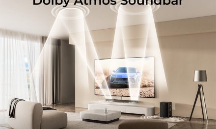 Ultimea Skywave F30 Boom 3.1.2 Dolby Atmos hangszórók a nappaliban