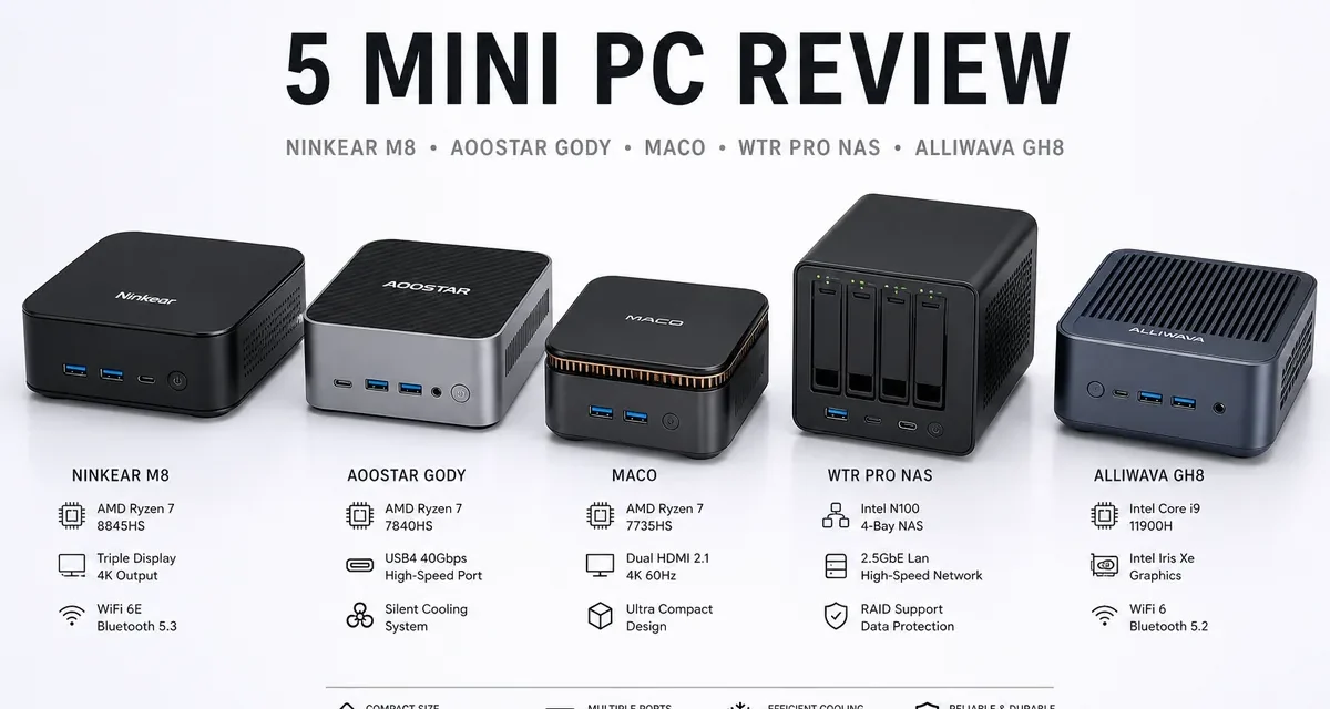 A legjobb mini PC k 2026 ban 5 ajánlott modell