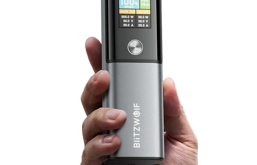 BlitzWolf BW P23 100W 14000mAh power bank okos kijelzővel sosem merülsz le többé