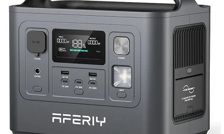 Aferiy P010 hordozható áramforrás 800W 512Wh LiFePO4 technológia az EU ból