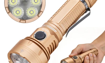 Astrolux EA05 6200 lumenes EDC lámpa 586 méteres fénysugárral