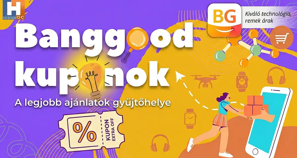 Banggood kuponok 30+ termék augusztus 11 ig