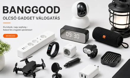 30+3 Banggood újdonság 10000 forint alatt – 2026.08.19.