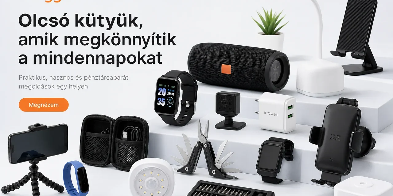 Több mint 30 Banggood újdonság 5000 forint alatt – 2026.08.07.