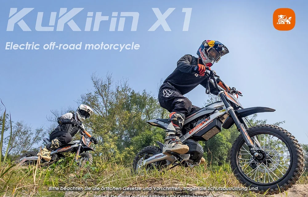 Kukirin X1 elektromos motorkerékpár Erő és hatótáv kedvező áron a tesztvaroson