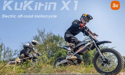Kukirin X1 elektromos motorkerékpár Erő és hatótáv kedvező áron a tesztvaroson