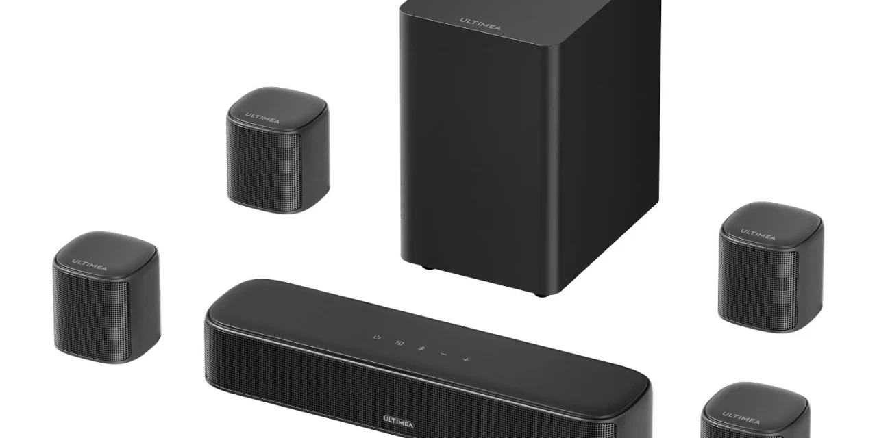 Az ULTIMEA Aura S4T 7.1 virtuális surround soundbar a jövő hangzása otthonodban