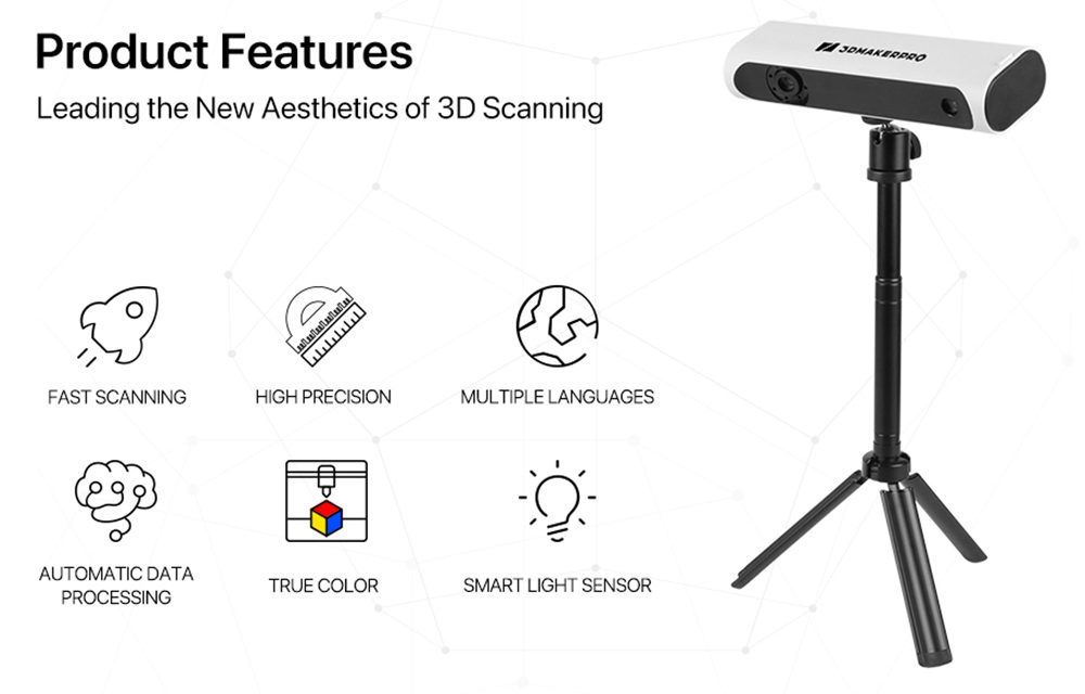 3DMakerpro Lynx 3D szkenner precíz valóság digitalizálás a tesztvárosban