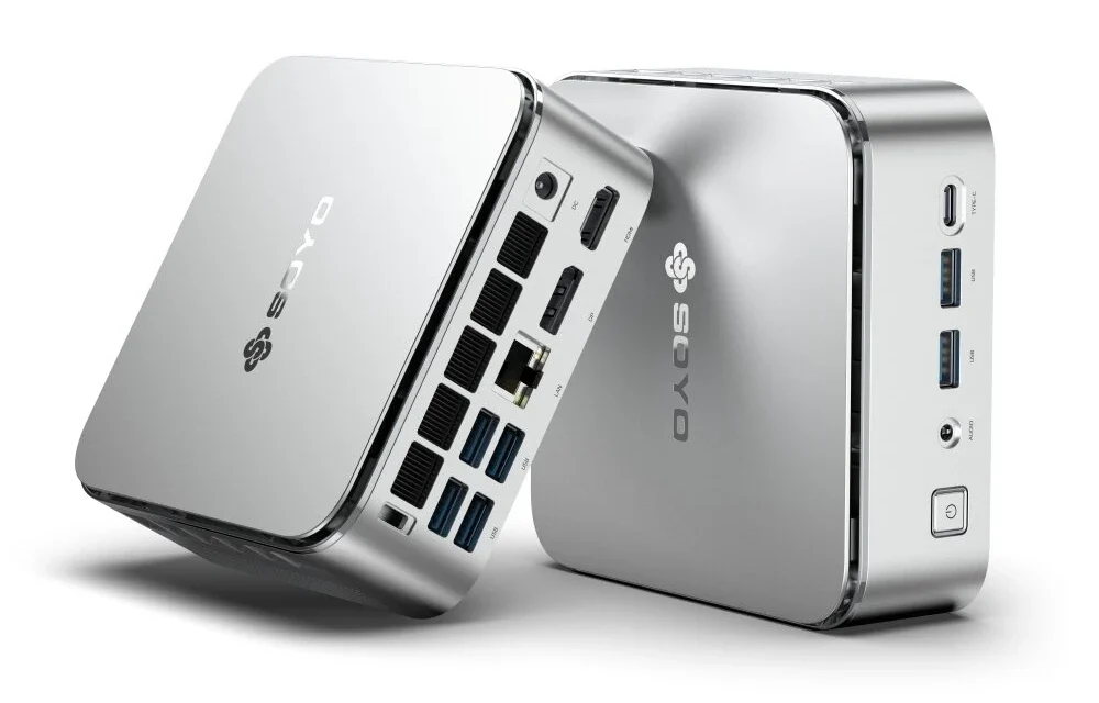 Soyo S4 Plus Mini PC AMD Ryzen 7 H255 Kompakt erőmű a modern munkahelyekre