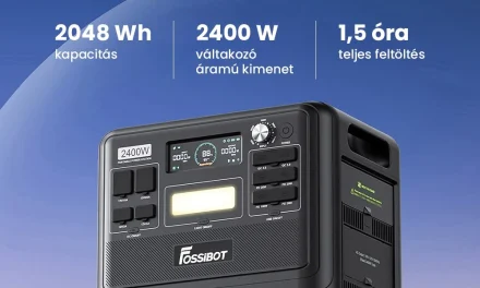 FOSSiBOT F2400 napelemes generátor valóban meg
