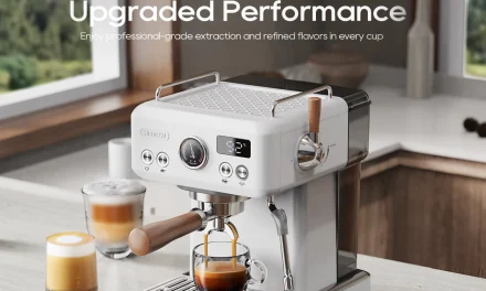 HiBREW H10 Plus G5A eszpresszó gép és daráló szett kávépercek macera nélkül a tesztvárosban