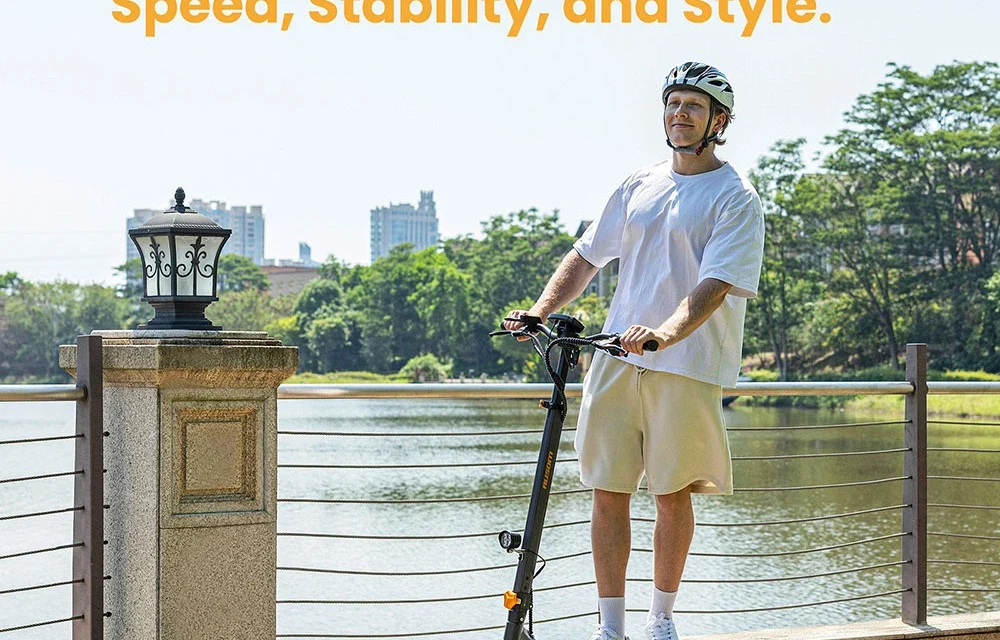 Ausom L1 elektromos roller 800W motorral a jövő mobilitása a Tesztvárosban