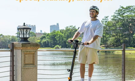 Ausom L1 elektromos roller 800W motorral a jövő mobilitása a Tesztvárosban