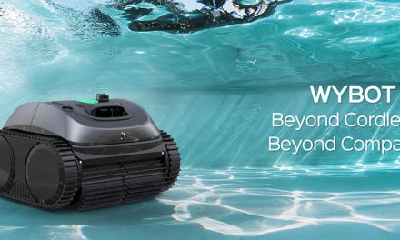 WYBOT C1 akkus medencetisztító robot okos útvonaltervezés és falmászás a tesztvárosban