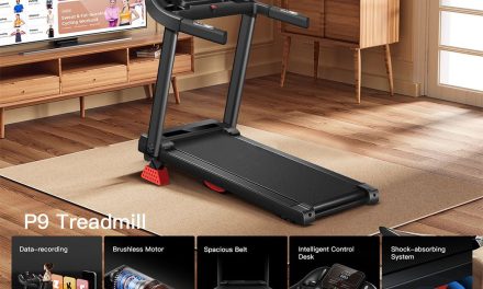 ROBORE P9 hajtható futópad pulzusmérővel sup 200 kg teherbírás röviden