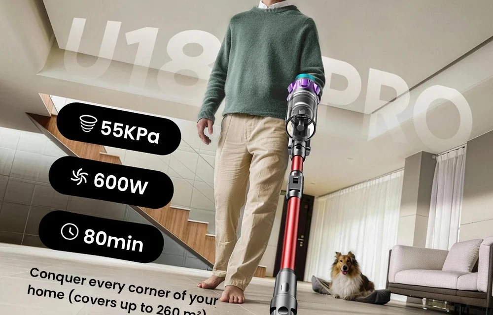 5 ok amiért imádni fogod az Ultenic U18 PowerPro vezeték nélküli porszívót
