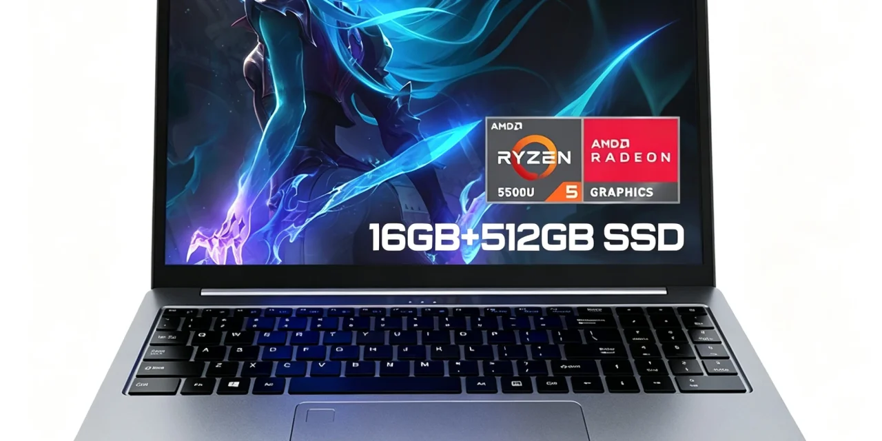 Ninkear A15 Pro AMD Ryzen 5 5500U laptop 16GB RAM mal és 512GB SSD vel – teljesítmény útközben