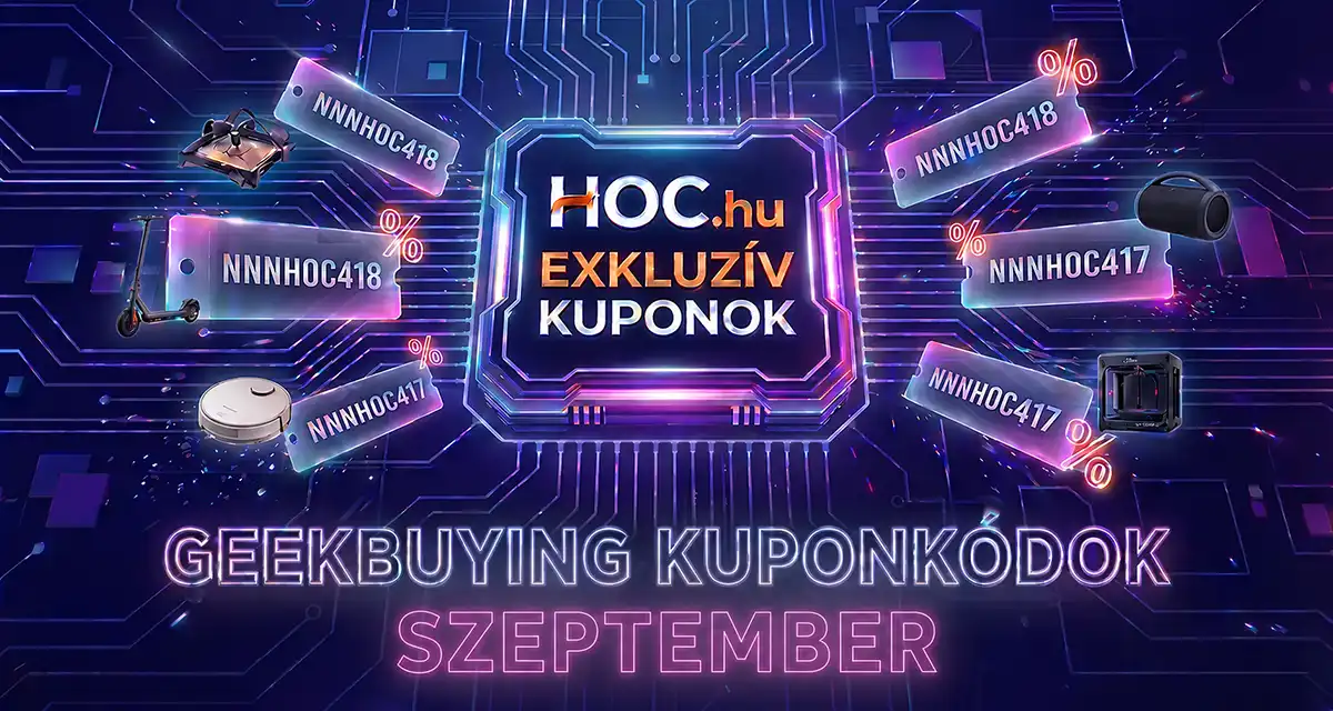 Exkluzív Geekbuying kuponok a Tesztváros olvasóinak (szeptember 4.)