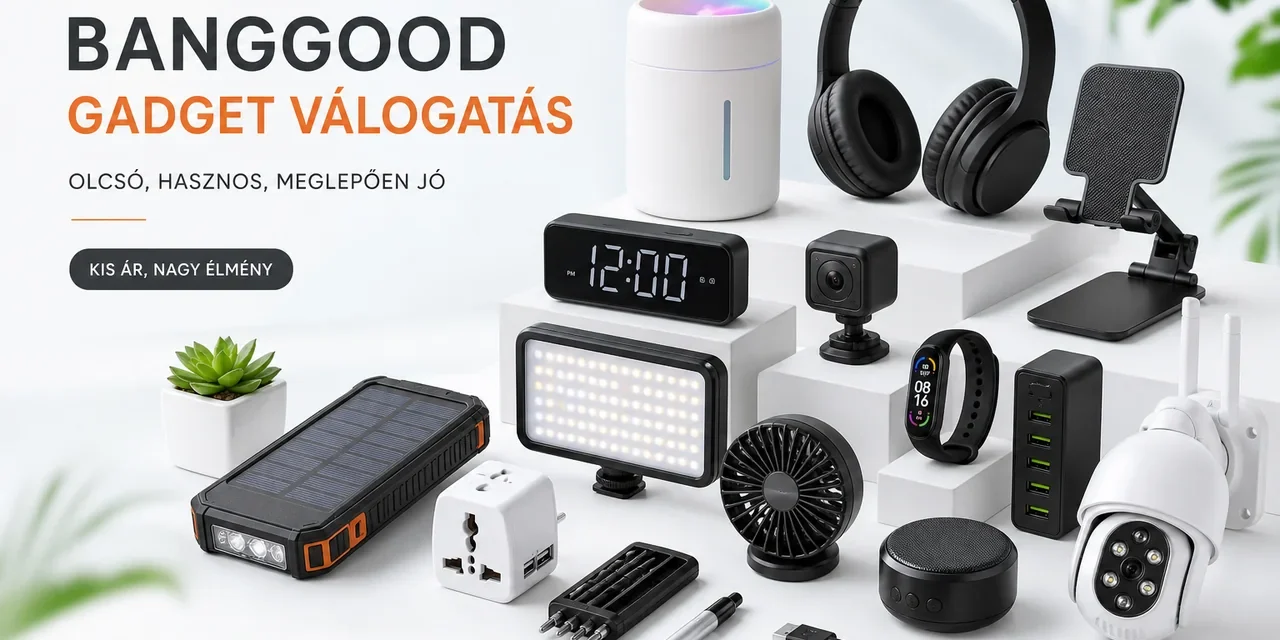 30+3 Banggood újdonság 10000 forint alatt – 2026.09.02.