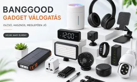 30+3 Banggood újdonság 10000 forint alatt – 2026.09.02.