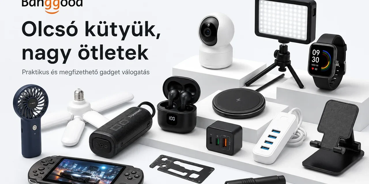 Több mint 30 Banggood újdonság 5000 Ft alatt